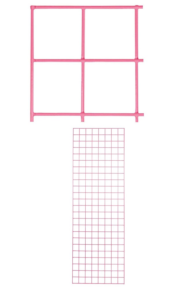 Wire Grid Panels 2' x 6' Panel Hot Pink Retail Display Craft Gridwall