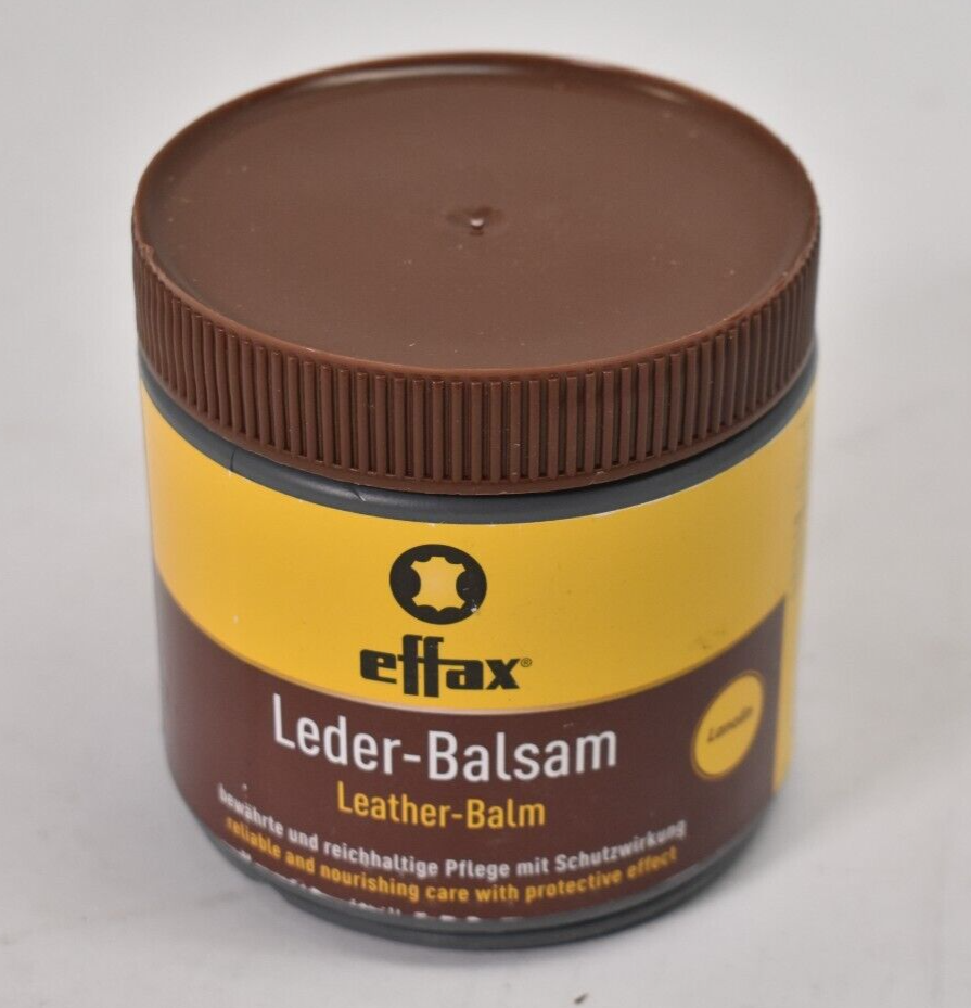 Effax Leder-Balsam Leather Balm 17oz 500mL Jar For Saddles Bridles Boots Shoes