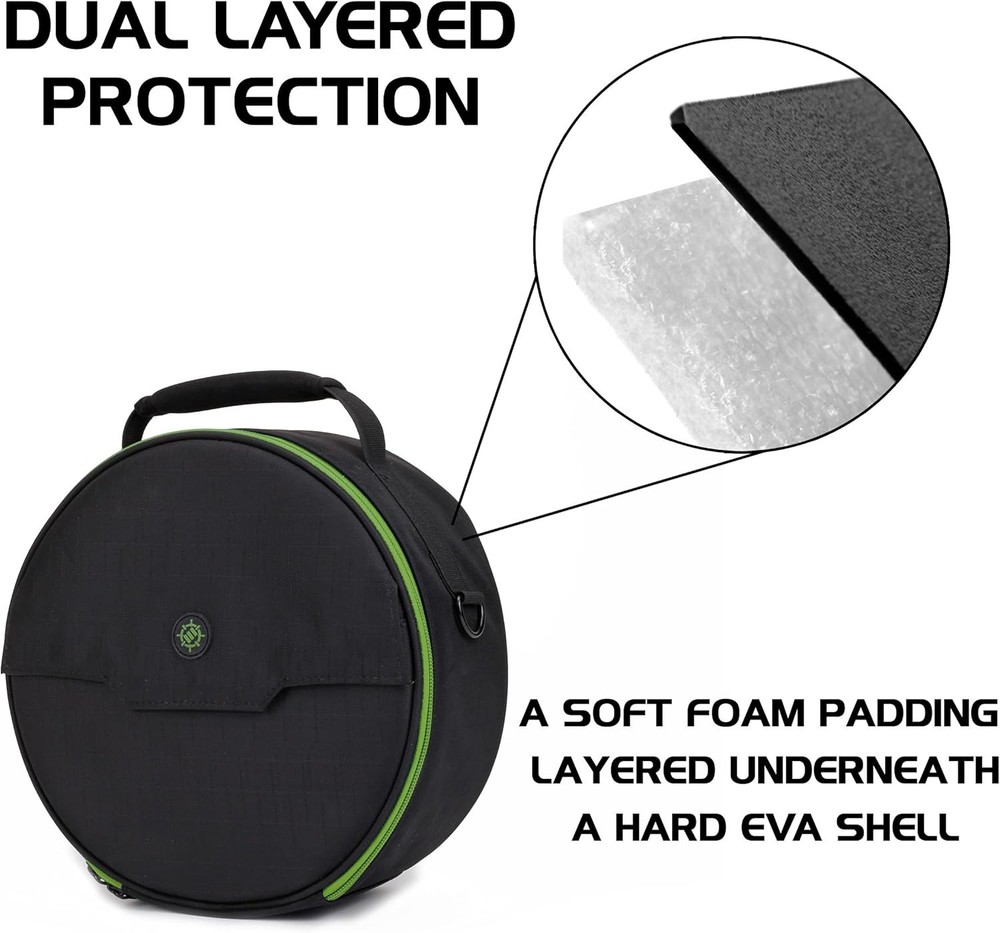 ENHANCE Portable Headphone Case for Wired & Wireless Headsets