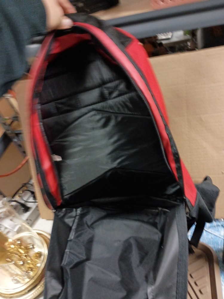 Back pack, InGear Exp., Large Canvas, Red/Black