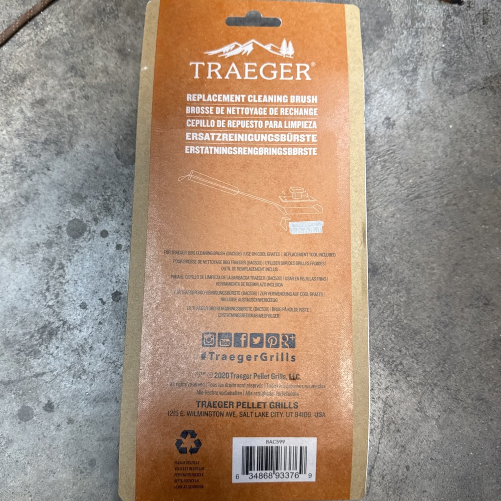 Traeger Replacement Cleaning Brush (2 pack), BAC599