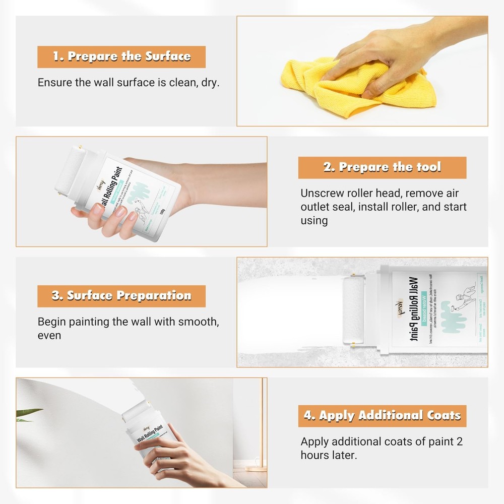 White Paint, Paint for Wall Touch up Walls, Water Based