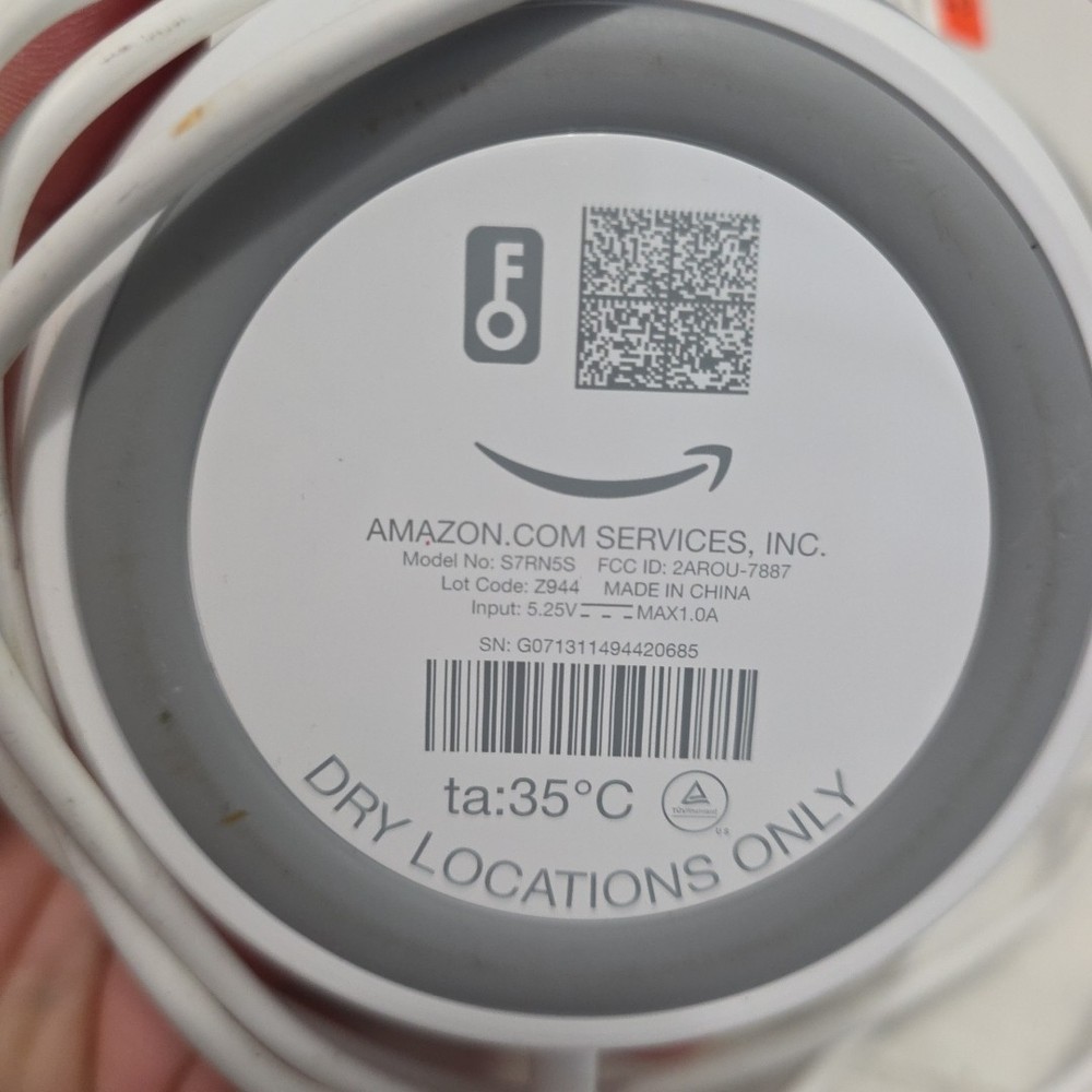 Amazon Echo Glow Smart Lamp S7RN5S – Color Changing Night Light