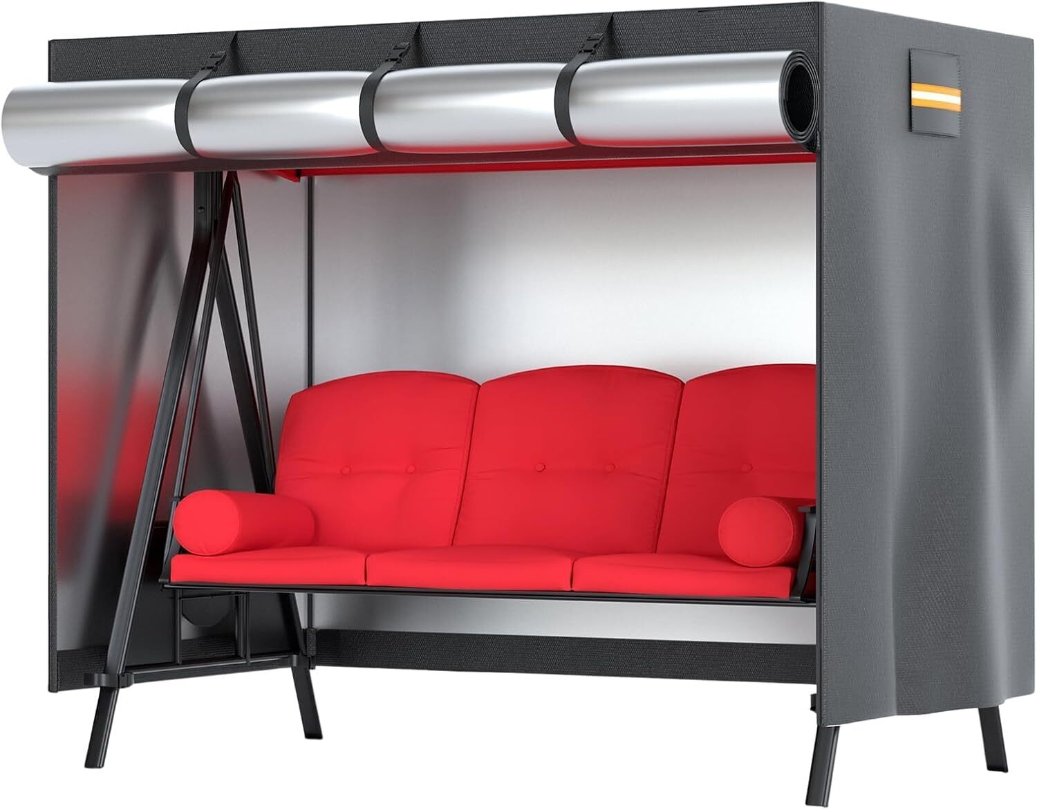 Outdoor Swing Cover 3 Triple Seater Waterproof Patio Swing Canopy Cover us