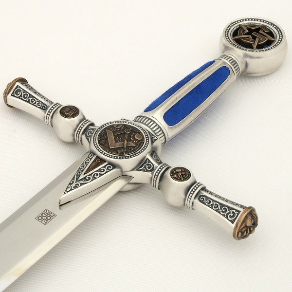 Marto - Masonic Sword, Silver Finished, 116 cm