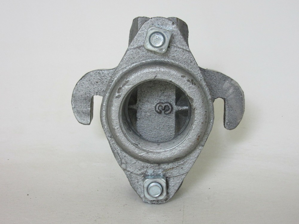 Meter Leveling Saddle 3" Pipe Run Clamp on with 2" FNPT Riser Cast Iron 3MLS