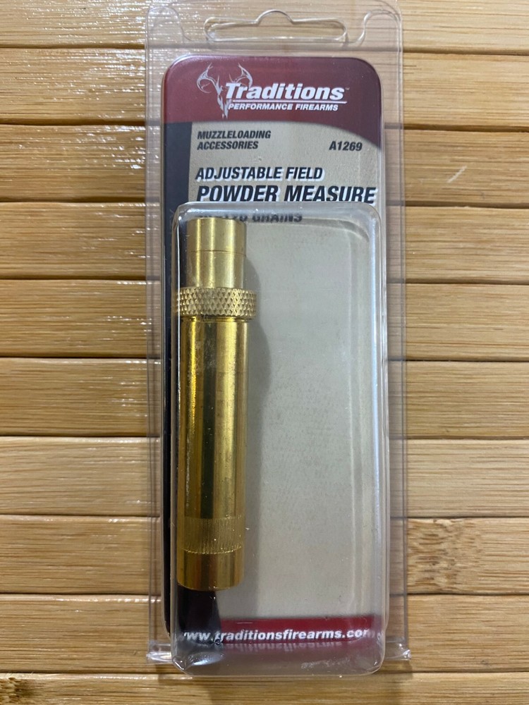 Traditions Muzzleloader Powder Measure, Item # A-1269, Adjustable 30-120 grains