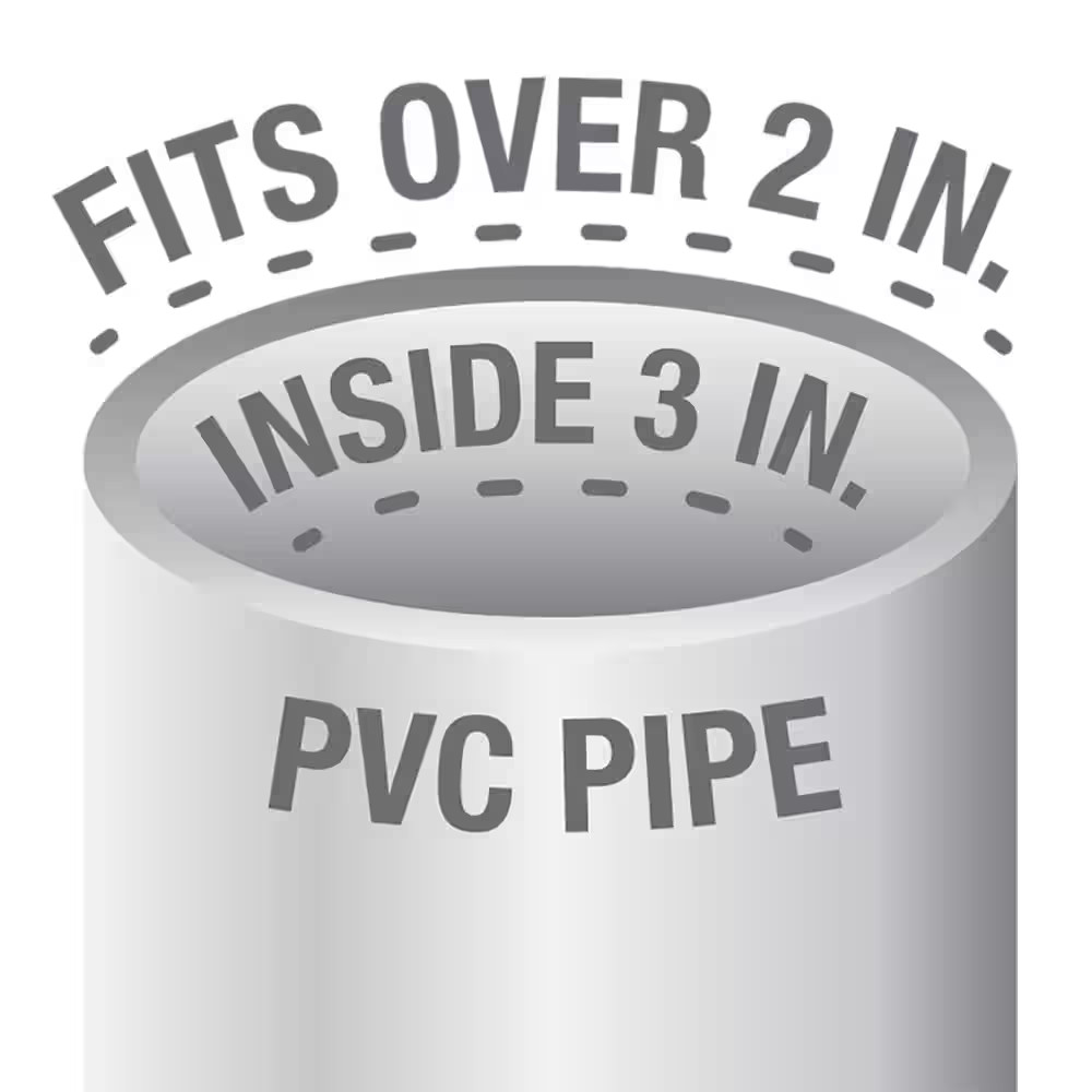 Round Gray PVC Shower Drain