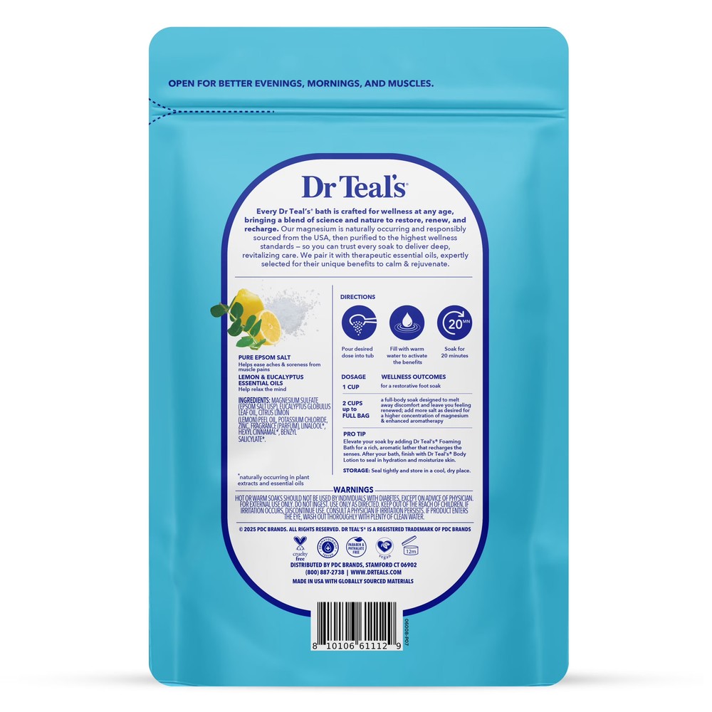 Dr Teal's Restorative Epsom Soak 3 lbs