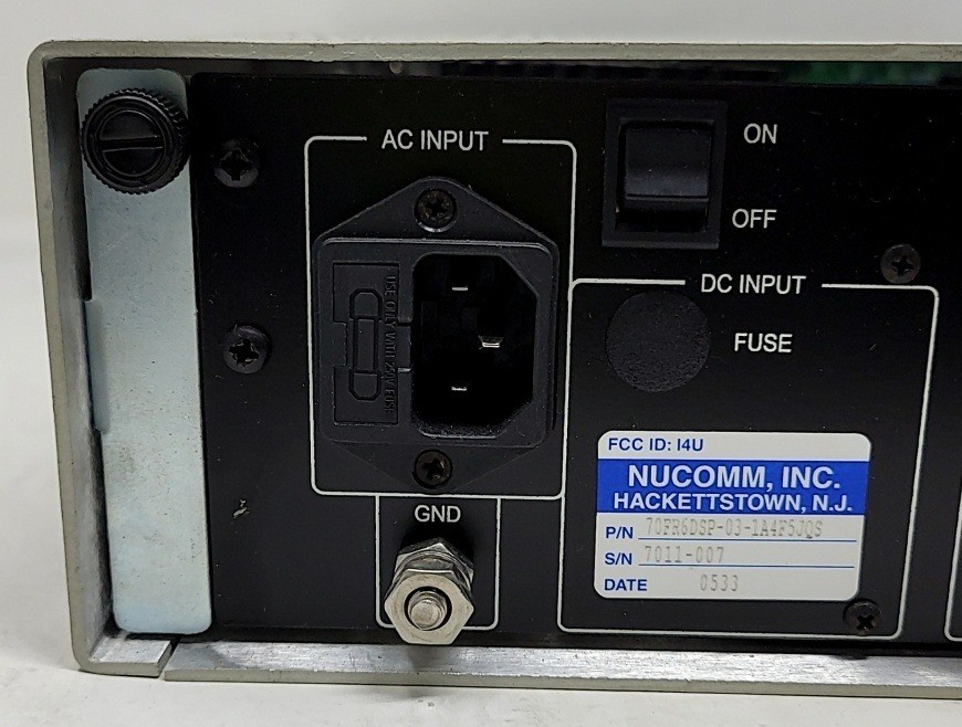 NUCOMM NULINX RECEIVER Microwave Receiver SEE NOTES