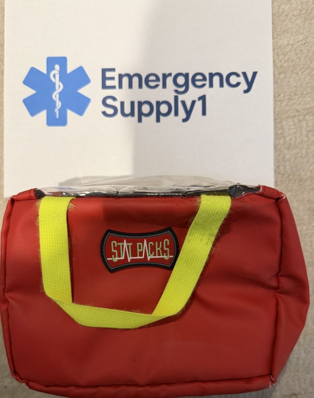 StatPacks G3 RED Remedy First Aid Remedy Drug Kit Zipper Bag Medication EMS EMT