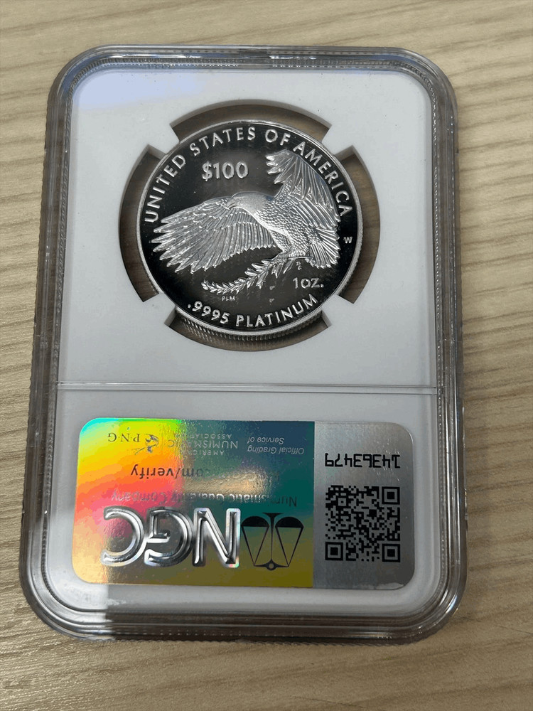 2021 $100 Proof Platinum Eagle NGC PF 70
