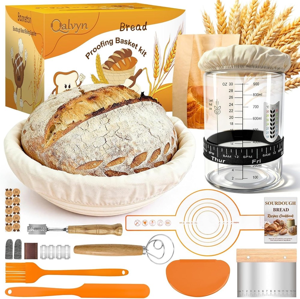 Sourdough Starter Kit Bread Baking Supplies Beginner Gift Set