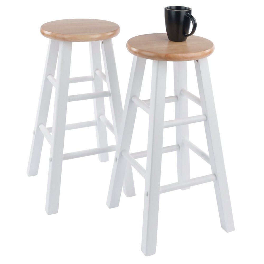 Winsome Element 2-Pc Counter Stool Set, Natural