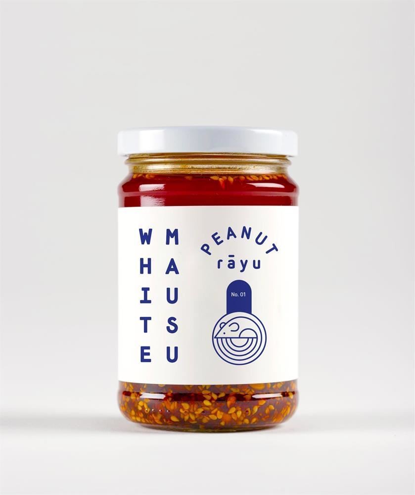 White Mausu Peanut Rayu 240g - 4 Pack
