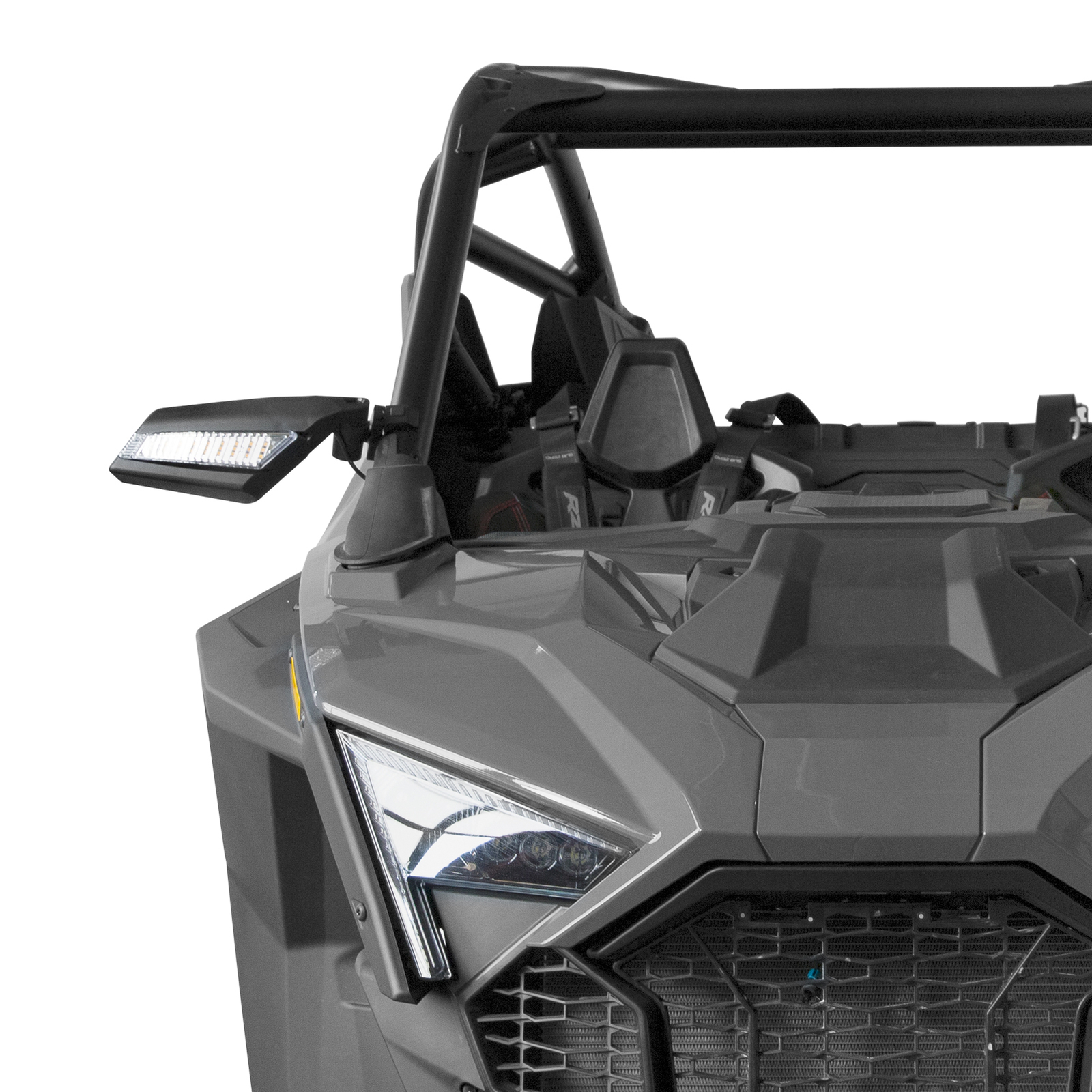 2020-2024 UTV Rear-View Side Mirrors W/LED Lights For Polaris RZR PRO R PRO XP