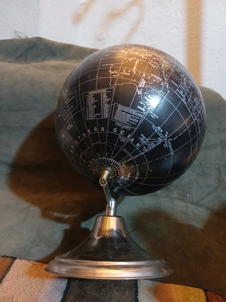 Black and Silver Globe