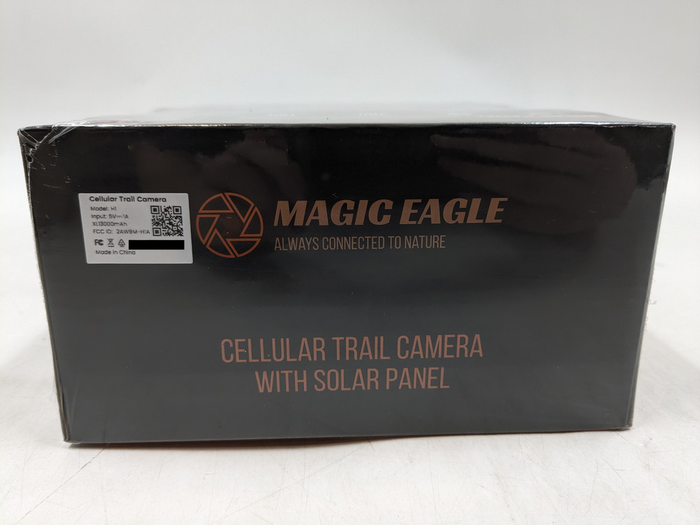 Magic Eagle EagleCam 5 Cellular Trail Camera w/ Solar Panel 92Ft Detection (H1)