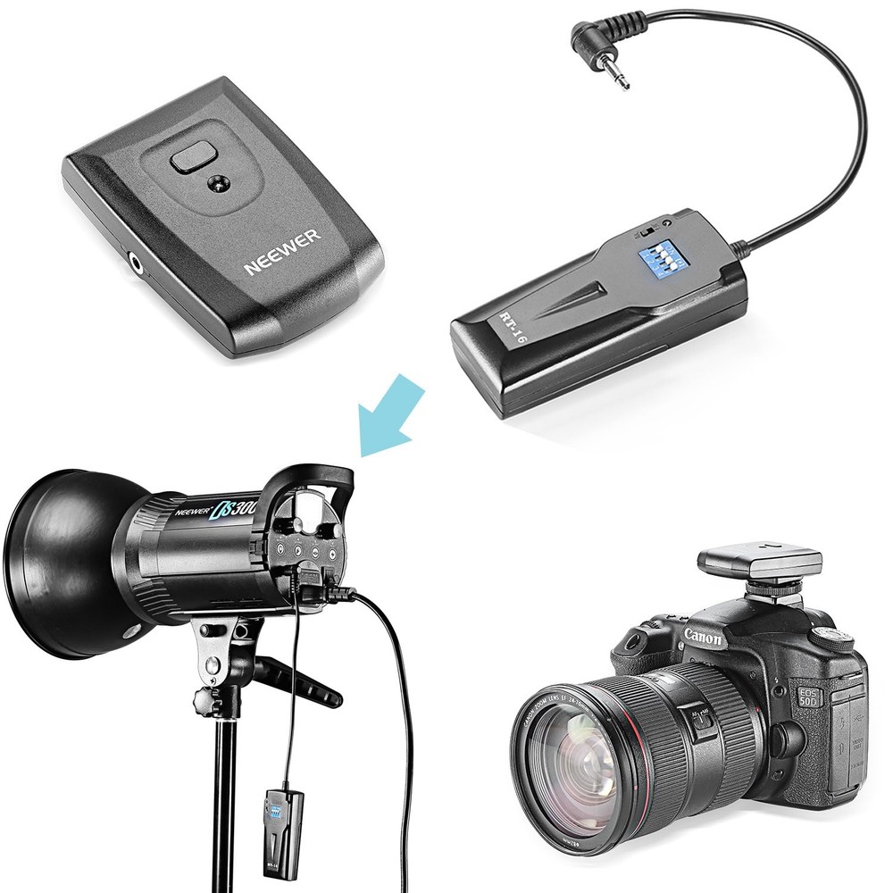 Neewer 16 channels RT-16 Wireless Studio Flash Trigger, Compatible with Neewer