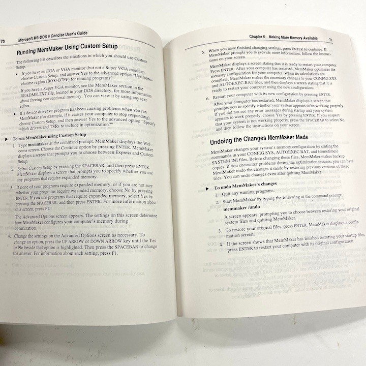 1993 Concise User's Guide for Microsoft MS-DOS 6.2
