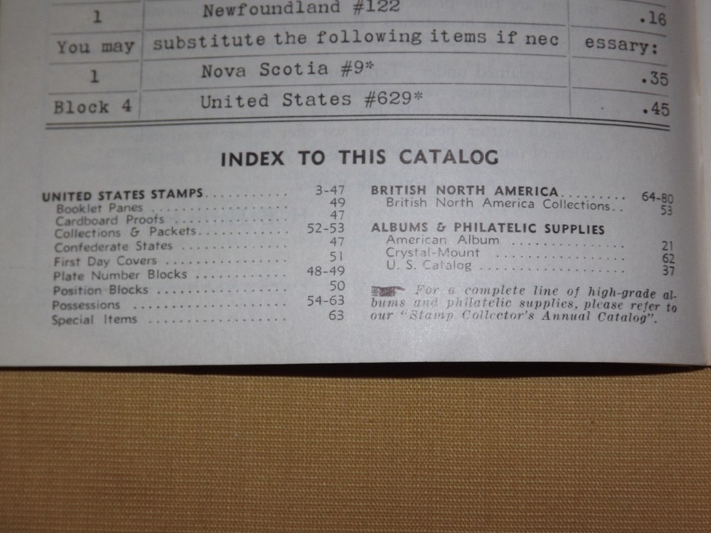 VINTAGE 1939 UNITED STATES US POSSESSIONS HE HARRIS STAMP CATALOG