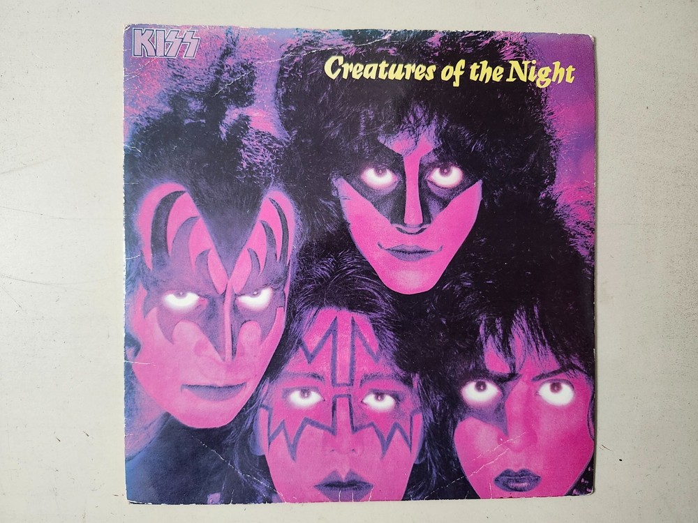 KISS RARE UK 1982 Creatures Of Night Vinyl Import 45 Picture Sleeve 811 122-7