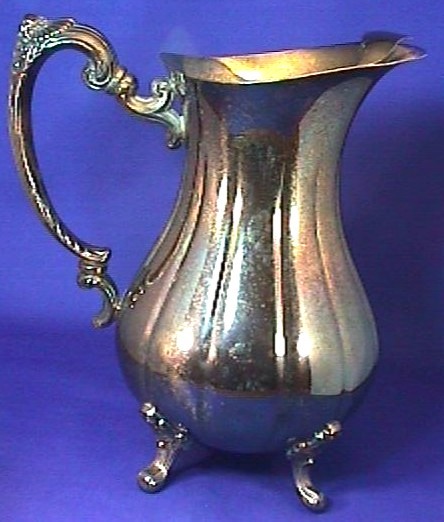 Sheffield Silver (Reed & Barton) Silver Plated Footed 2 Quart Pitcher EUC MWT