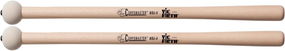 Vic Firth Corpsmaster Marching Bass Mallets Hard Extra Small