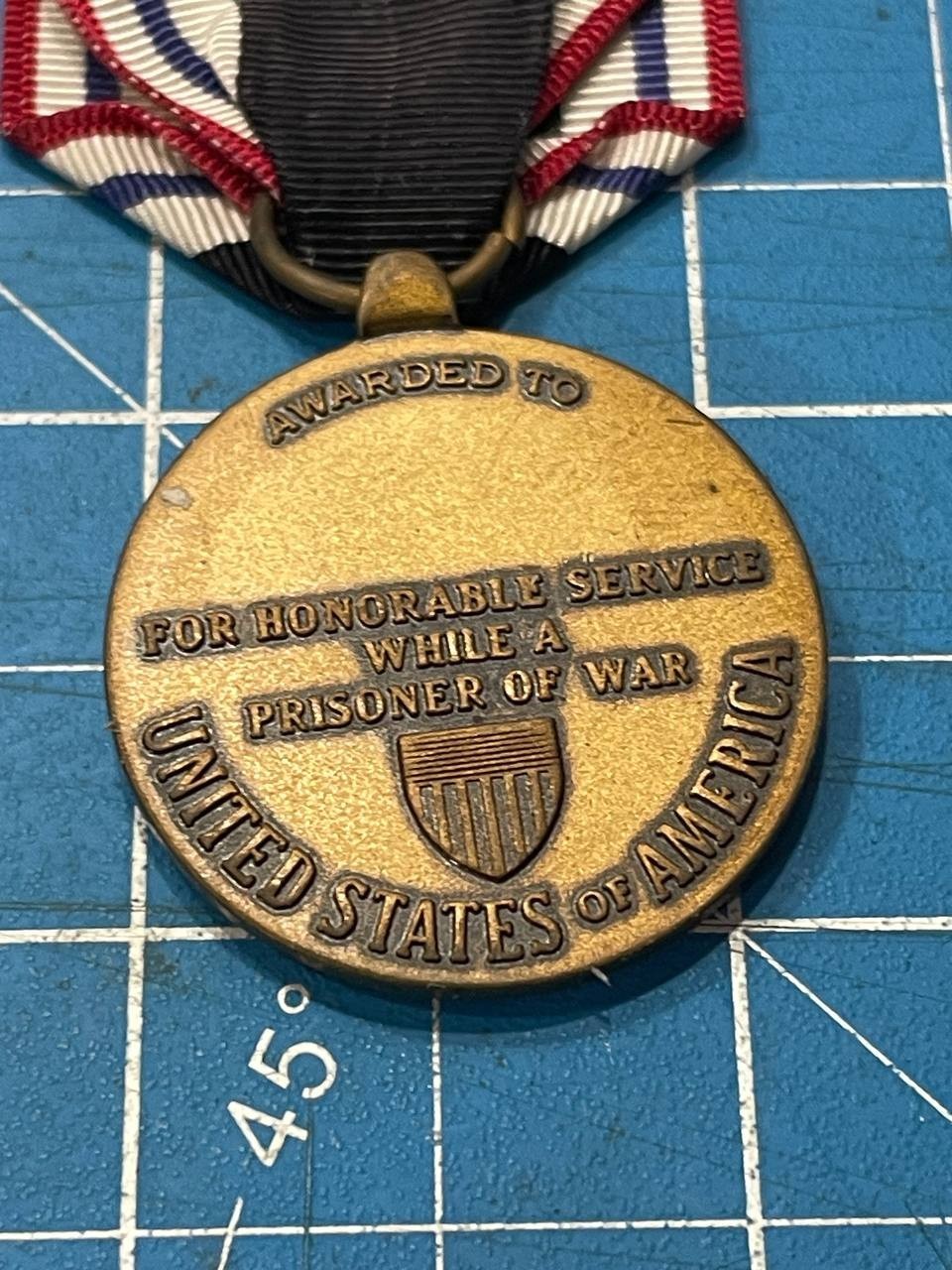 Original WWII US POW Medal Prisoner Of War Medal