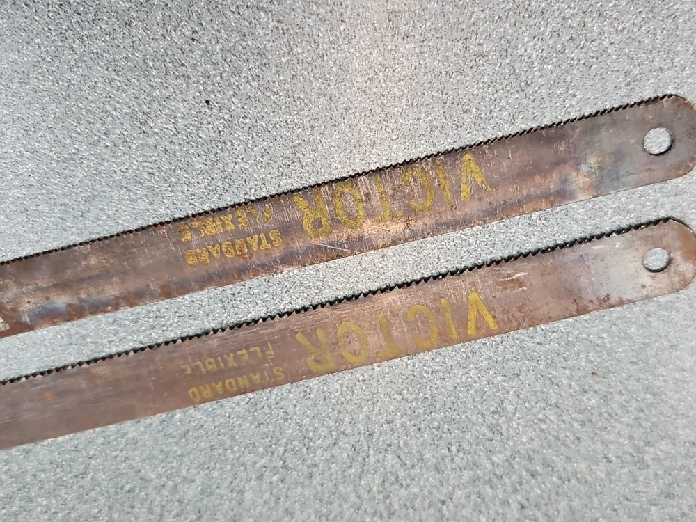 Vintage Victor Hack Saw Blades