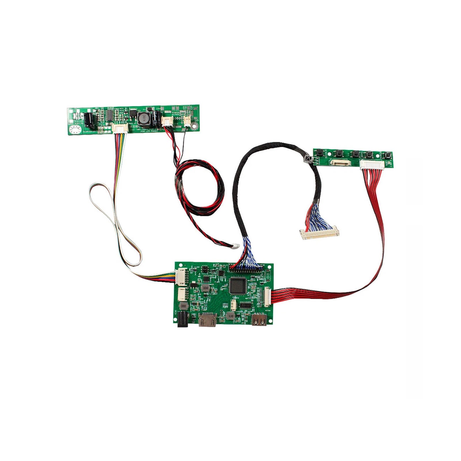 HD USB LCD Controller Board For 24inch 1920x360DV240FBM-NB0 LCD Screengq