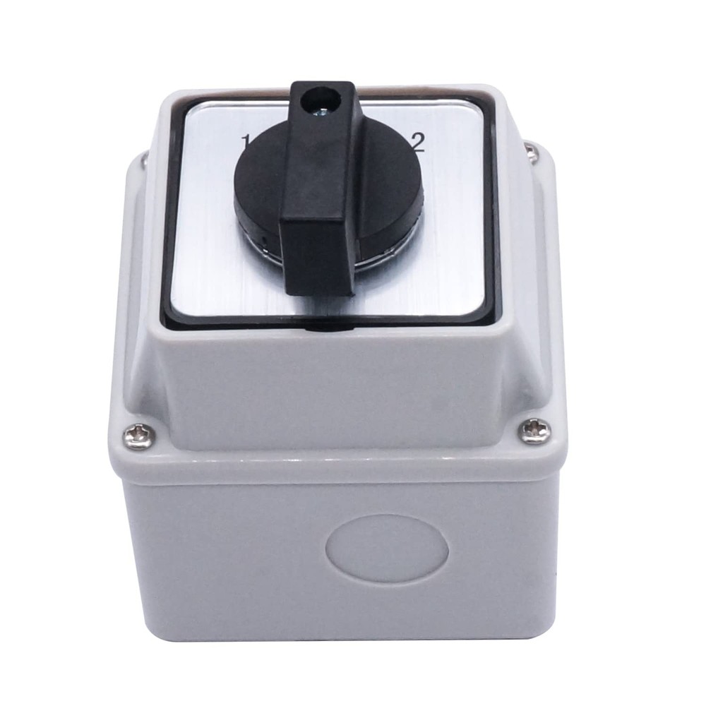 Changeover Switch 3 Position Selector Switch 8 Terminals 20A 550V Universal L...