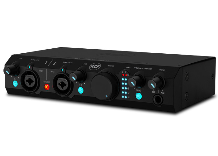 RCF TRK PRO2 USB 2.0 Audio Interface Balanced Out Headphone MINT