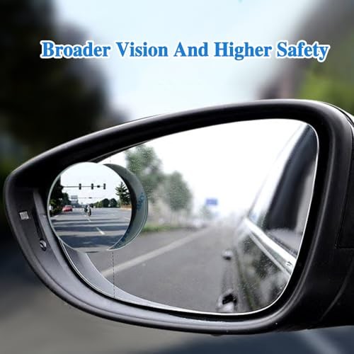 2PCS Blind Spot Mirror, Side View Mirror Blindspot, Frameless HD Suction cup