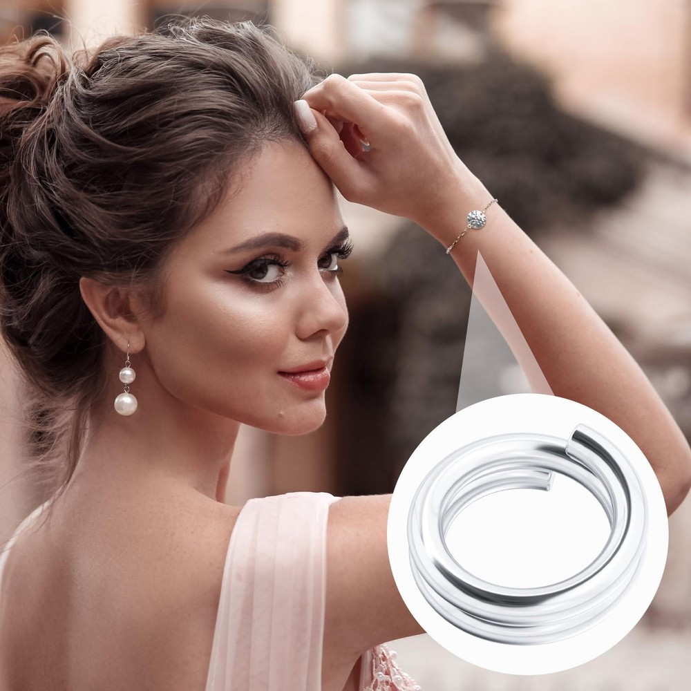 HINZIC 4 Pcs 925 Sterling Silver Split Jump Ring 4mm Small 4mm, 4mm-Silver