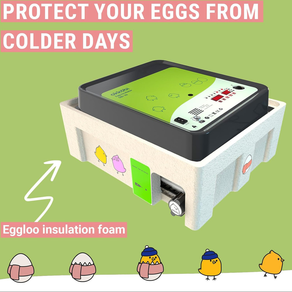 36 Egg Incubator Hatching Machine Automatic Humidity Candler Chicken Quail Duck