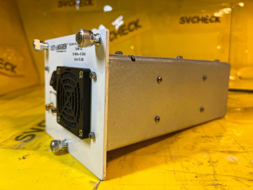 ETS Lindgren System Amplifier RF Module SAM–02 30 MHz–6 GHz Gain 55DB