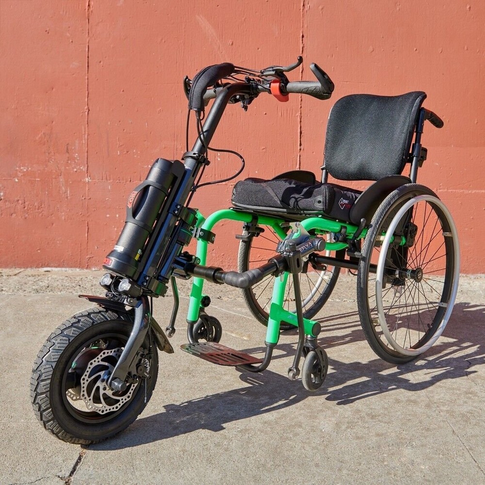 FIREFLY 2.5 handcycle attachment for Wheelchairs, Gray