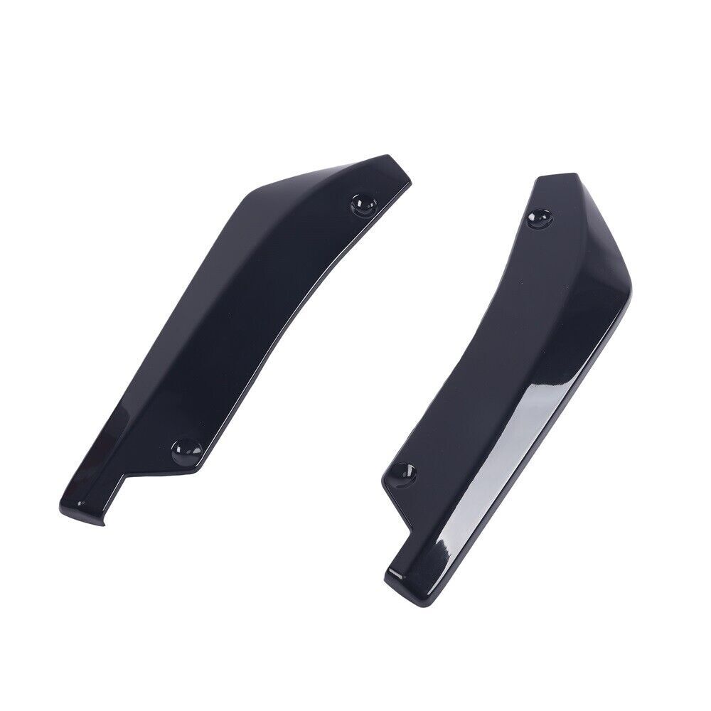 Glossy Black For BMW G30 G20 F30 E90 Rear Bumper Diffuser Splitter Canards Lips