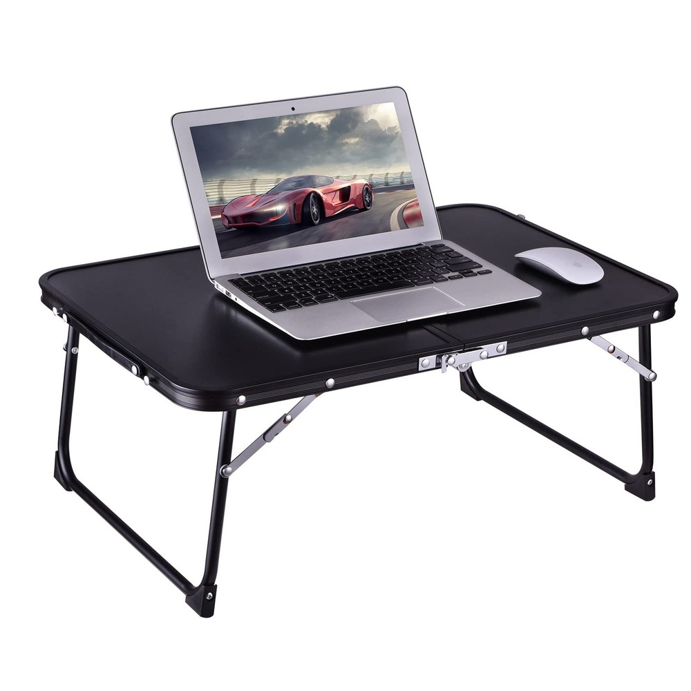 Foldable Laptop Desk, Bed Table for Study & Reading, Portable Mini Picnic Tab...