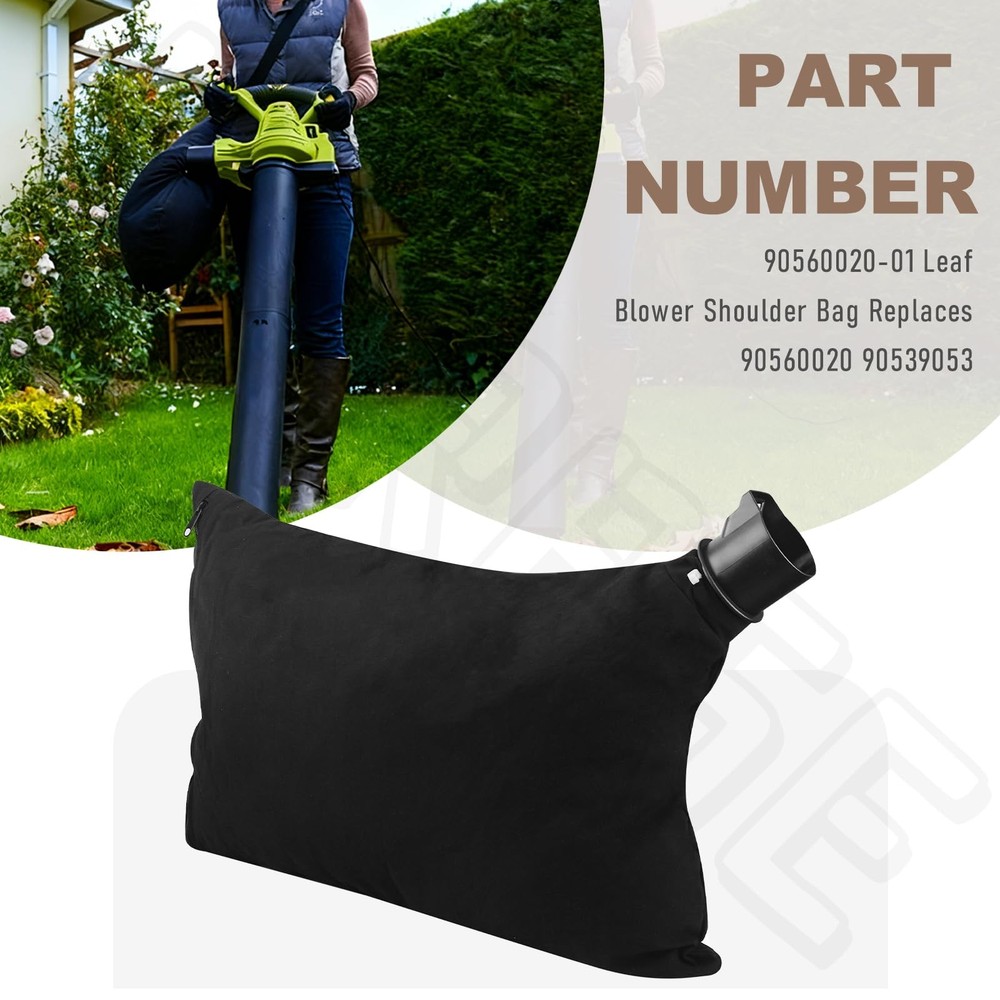 BERPSE 90560020-01 Leaf Blower Shoulder Bag Compatible with Black & BLACK