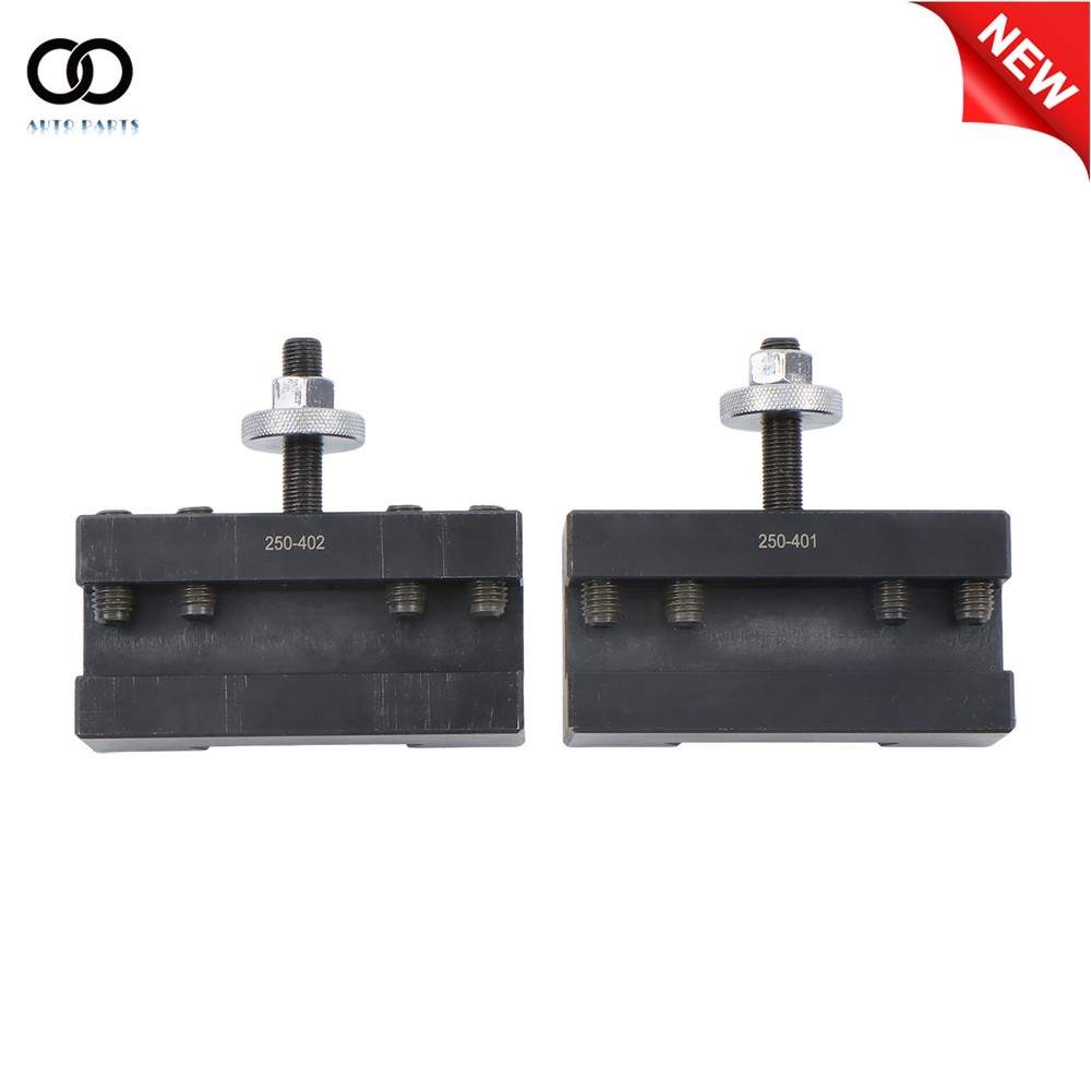 CA 250-444 Wedge Type Quick Change Tool Post Set 6Pcs for 14" - 20" Lathe Swing