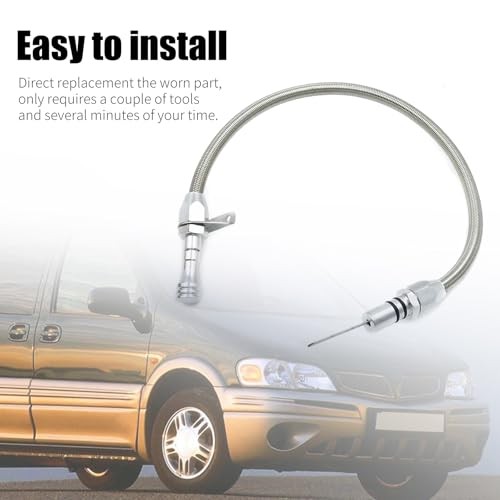 Silver Flexable Dipstick, Replacement for GM, Replacement for Chevy Trans