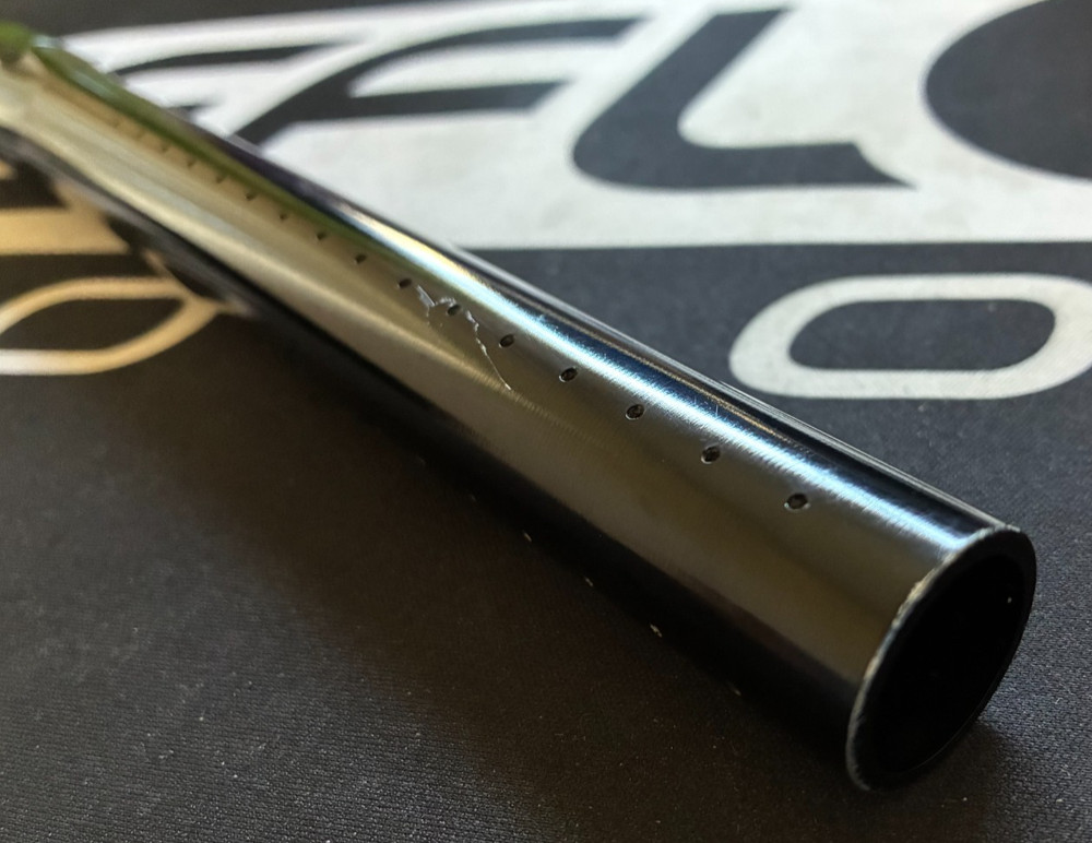 Macdev Matchstick 14" 2 Pcs Barrel .689 Autococker Thread Gloss Black Paintball