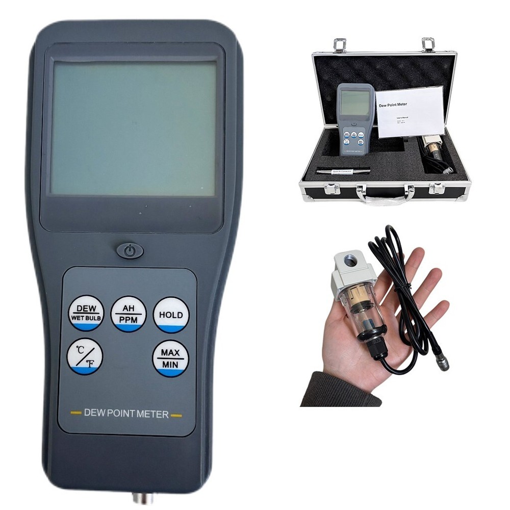 Digital Dew Point Meter for Dew Point Ambient Temperature Absolute Humidity PPM