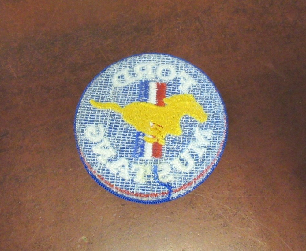 NEW Mustang 3 inch Round Patch