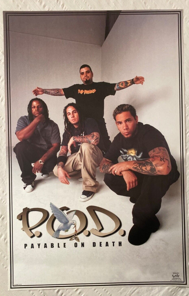 P.O.D. 2000 Poster Funky Payable On Death