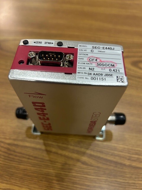 Horiba STEC SEC-E440J Mass Flow Controller 50 SCCM CF4