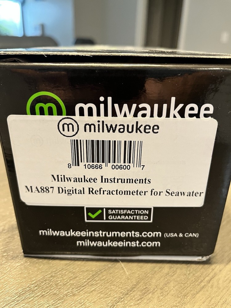 Milwaukee MA887 Digital Salinity Tester Refractometer