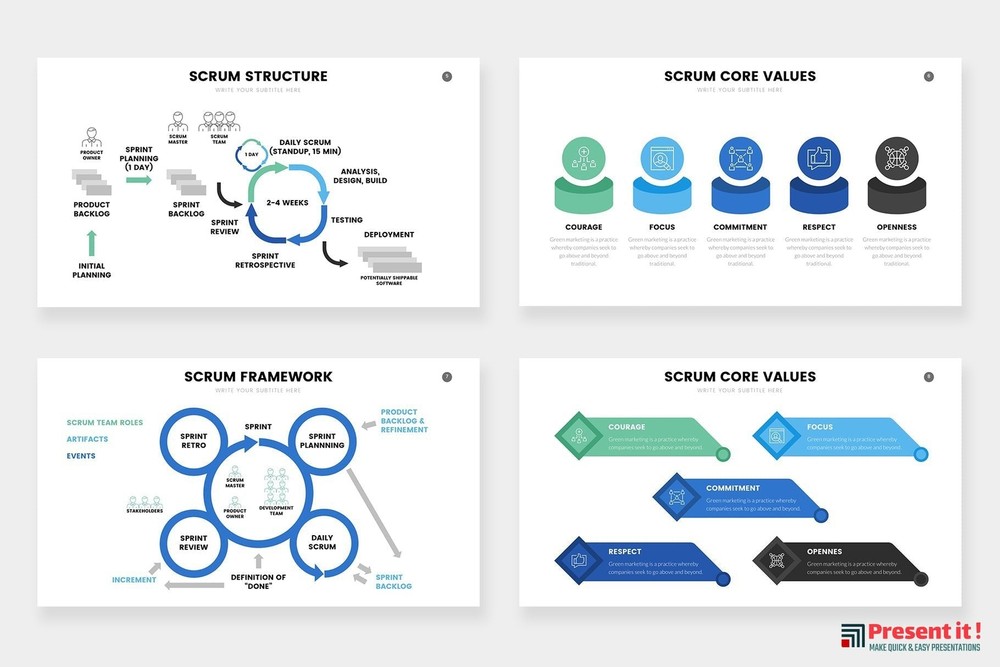 SCRUM Infographics Templates